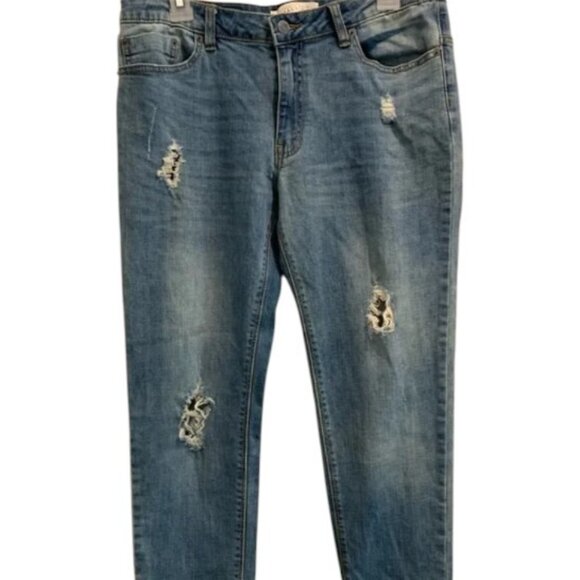 Kenneth Cole blue reaction boyfriend jeans size 8 - Picture 1 of 7